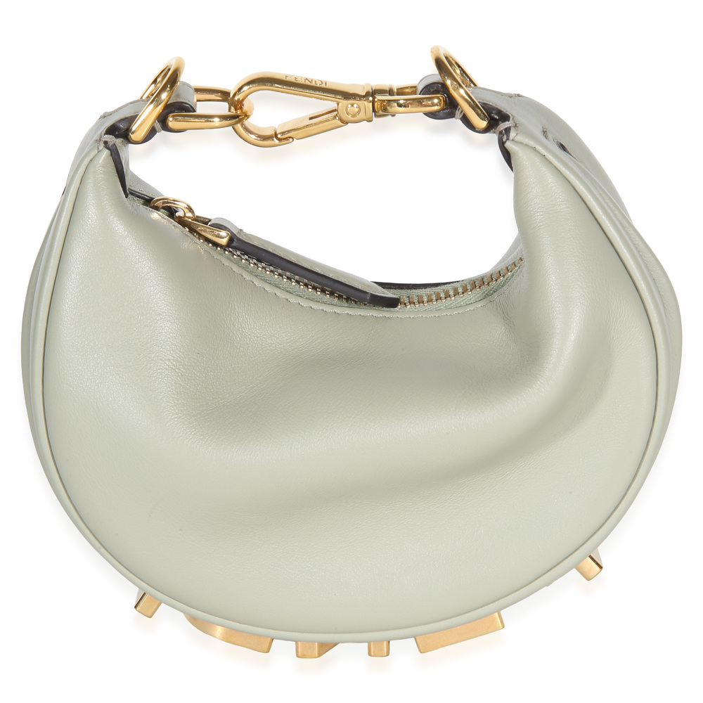 Fendi Mento Vitello Grace Nano Fendigraphy Hobo